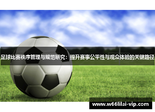 足球比赛秩序管理与规范研究：提升赛事公平性与观众体验的关键路径